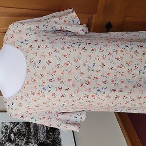 COTTAGECORE FLORAL Ruffle Sleeve Dress